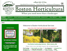 Tablet Screenshot of bostonhort.com